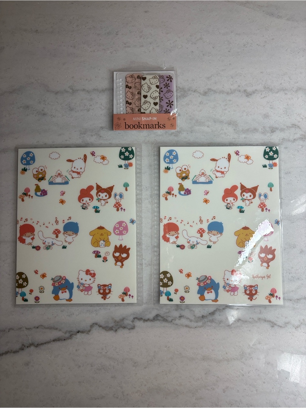 Erin Condren Sanrio Hello Kitty & Friends Planner Cover / Bookmark Pack